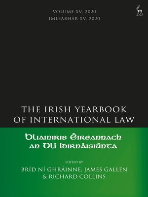 cover image of The Irish Yearbook of International Law, Volume 15, 2020